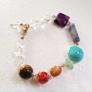 Crafted by Hand & Guided by Spirit! Soulful Chakra Bracelet! High End City Chic